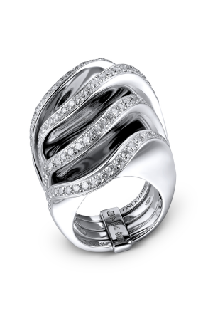 Кольцо De grisogono White Gold ONDE Ring 50751/01 (23124)