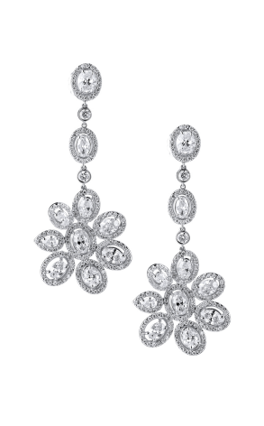 Серьги Gianni Lazzaro 11.34 ct White Gold Diamonds Earrings (23275)