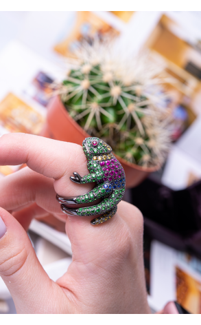 Кольцо Boucheron Collection Of Animals Chameleon Ring JR00027 (18623) №2