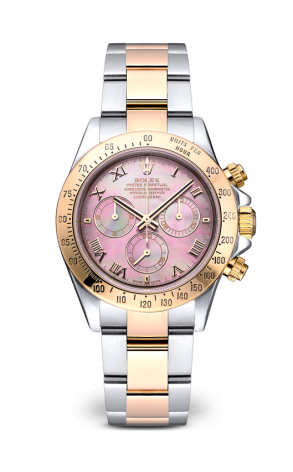 Часы Rolex Daytona Steel Yellow Gold Black Mother Of Pearl Dial Chronograph 116523 (23488)