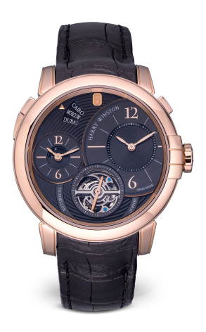 Часы Harry Winston Midnight GMT Tourbillon 450/MATTZ45R (23736)