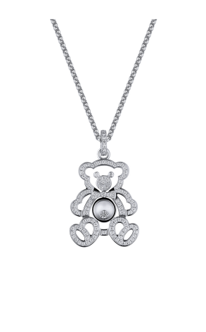 Подвеска Chopard Happy Diamonds Teddy Bear White Gold Diamonds Pendant 797690-1003 (23505)