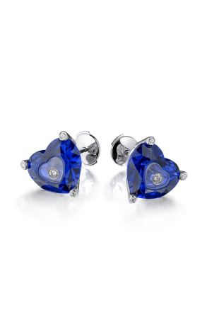 Серьги Chopard So Happy Blue Stone Earrings 83/6235 (23577)