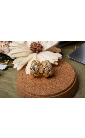 Серьги Chopard Casmir Yellow Gold Diamonds Earrings 84/1546 (23580) №2