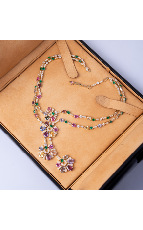 Колье Bvlgari Multicolor Sapphire Necklace (23622) №2