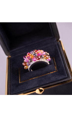 Кольцо GRAFF Multi Coloured Sapphire Briolette 31.05 ct Ring GR0064 (23531) №3