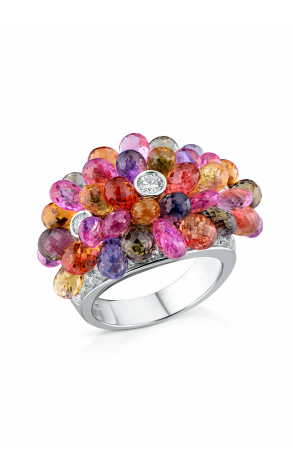 Кольцо GRAFF Multi Coloured Sapphire Briolette 31.05 ct Ring GR0064 (23531)