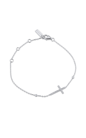 Браслет Messika Faith Cross White Gold Diamond Bracelet (23524)