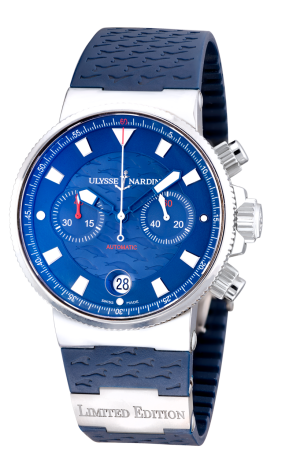 Часы Ulysse Nardin BluBlue Seal Chronograph Stainless Limited Edition 353-68LE-3 (24031)