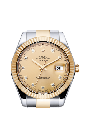 Часы Rolex Datejust II Champagne Golden Diamond Dial 116333 (23900) №2