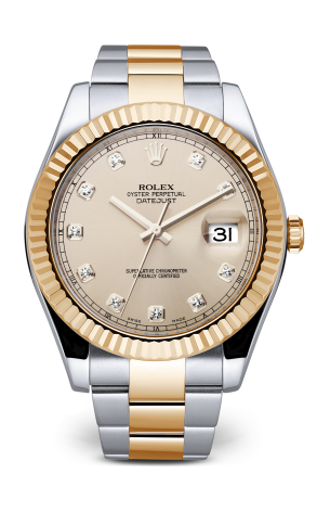 Часы Rolex Oyster Perpetual Datejust II Champagne Diamond Dial РЕЗЕРВ 116333 (23997)