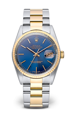 Часы Rolex Datejust Men's Steel & Gold Watch Blue Dial 16523 (20236)