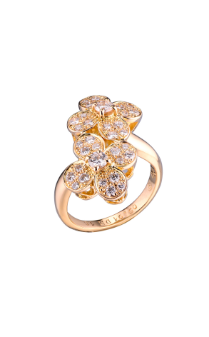 Кольцо Van Cleef & Arpels Vintage Alhambra Flower Ring (24088)