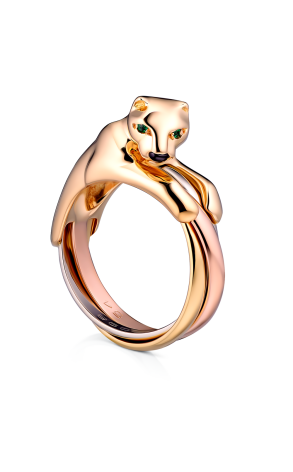 Кольцо Cartier Panthere Trinity Yellow Gold Ring (24228)