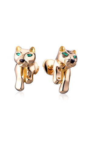 Серьги Cartier Panthere Yellow Gold Earrings (24230)