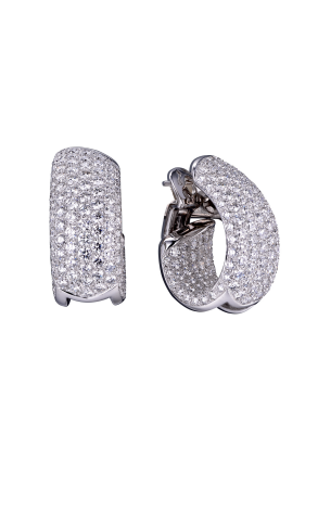 Серьги Cartier White Gold Diamonds 16.5 ct Earrings (24346)