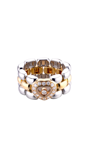 Кольцо Chopard Two-Tone Happy Diamonds Heart Ring 82/8402-20 (24205)