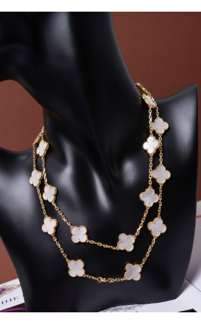 Колье Van Cleef & Arpels Vintage Alhambra Long Necklace 20 Motifs VCARA42100 (24233) №2