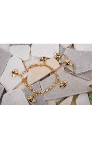 Браслет Cartier Bumble Bee Charm Bracelet (24283) №3