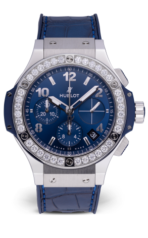Часы Hublot Big Bang Steel Blue Diamonds 41 mm 341.SX.7170.LR.1204 (24249)