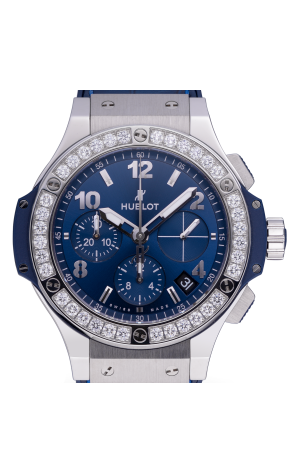 Часы Hublot Big Bang Steel Blue Diamonds 41 mm 341.SX.7170.LR.1204 (24249) №2