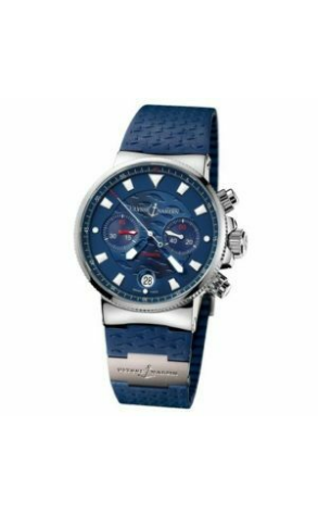 Часы Ulysse Nardin Maxi Marine Chronograph Blue Seal Limited Edition 353-68LE-3 (24428)
