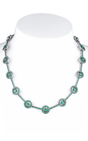Колье Boucheron Emerald Ava Transformer Necklace Bracelet Reserve (24351) №2