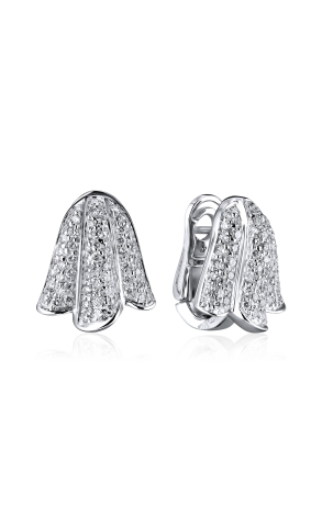 Серьги Piaget Tulip White Gold Diamond Earrings (24498)
