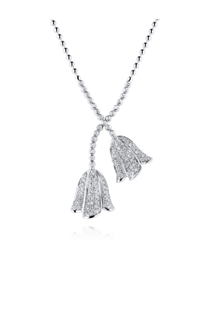 Колье Piaget Tulip White Gold Diamond Necklace (24500)