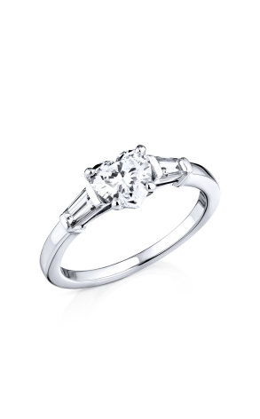 Кольцо Bvlgari Platinum Heart Diamond 1,04 ct D/SI1 Ring (24552)