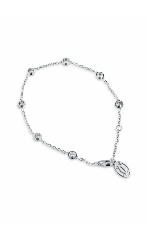 Браслет Cartier Diamants Legers 7 Diamonds White Gold Bracelet (24610)