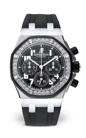 Часы Audemars Piguet Royal Oak Offshore Steel Black Diamond 26048SK.ZZ.D002CA.01 (26975)