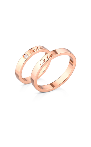 Кольцо Cartier Alliance Rose Gold Wedding Band B4086449, B4087257 (26924)