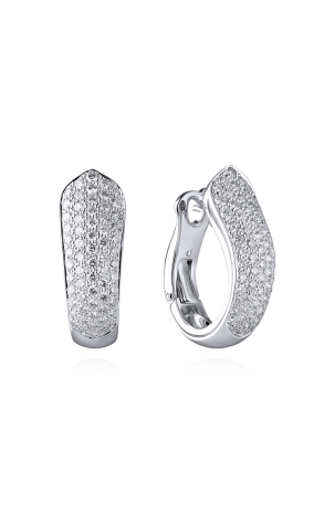 Серьги Cartier Ruban Diamond White Gold Earrings (26392)