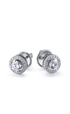 Пусеты GRAFF Constellation Stud Earrings White Gold 1.47 ct F/VS2 GE27581 (26733)