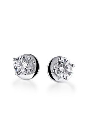 Пусеты Mercury Solitaire Earrings in White Gold 1.00 ct E/VS1 1.01 ct E/VS1 ME100WRD (26931)