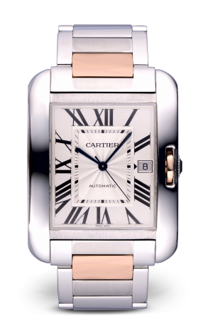 Часы Cartier Tank Anglaise XL Steel and Gold W5310006 (27361)