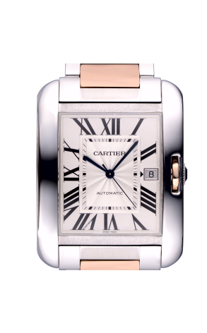 Часы Cartier Tank Anglaise XL Steel and Gold W5310006 (27361) №2