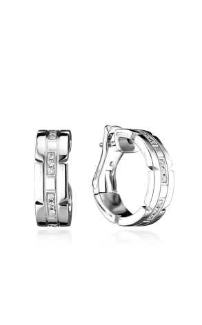 Серьги Cartier Tank Francaise Diamond Earrings (27458)
