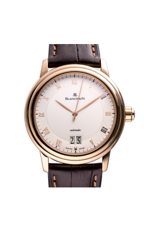 Часы Blancpain Villeret Ultra Slim 38mm Rose Gold Big Date. 6850-3642-55b (28073) №2