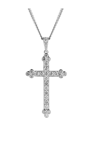 Крест Cartier White Gold 2,2 ct Diamond Cross (28060)