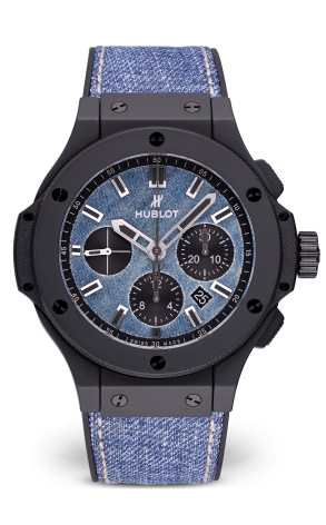 Часы Hublot Big Bang Chronograph Jeans Black Ceramic 301.CI.2770.NR.JEANS (28069)