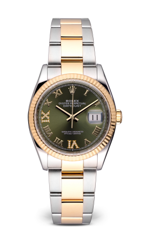 Часы Rolex Datejust 36 mm Olive Green Dial 126233 (28018) №2