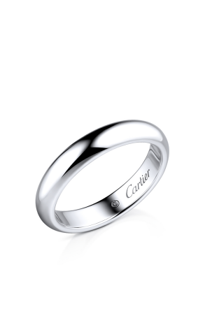 Кольцо Cartier 1895 Platinum Wedding Band B4036700 (28520) №2