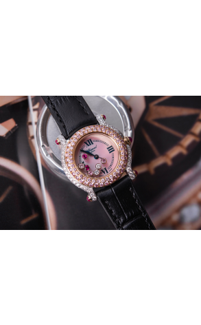 Часы Chopard Happy Sport Bicolor Diamonds Ruby Watches 27/6244/40 (23219) №3