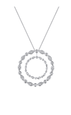 Подвеска Tiffany & Co Diamond Double Swing Platinum Pendant (28677)