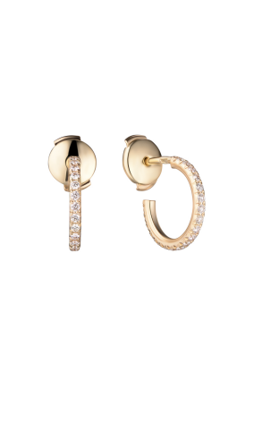 Серьги Tiffany & Co Metro Hoop Yellow Gold Earings (28484)