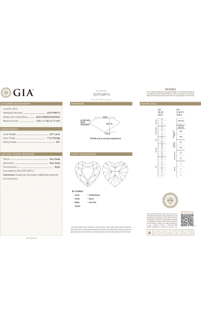 Кольцо GIA с бриллиантом 5,01 ct Y to Z Range/VS1 GIA (29124) №2