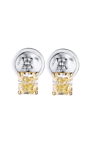 Серьги GRAFF White Round and Yellow Radiant Diamond Drop 2.50 ct Earrings GE (28860)