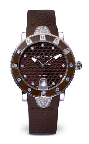 Часы Ulysse Nardin Lady Diver Brown 40 mm 8103-101 (28928)